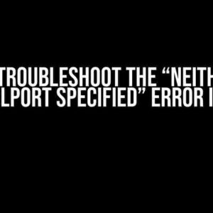 How to Troubleshoot the “Neither port nor sslPort specified” Error in Ktor