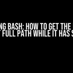 Mastering Bash: How to Get the Mounted Point Full Path While It Has Space