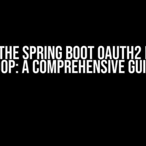 Solving the Spring Boot OAuth2 Redirect Loop: A Comprehensive Guide